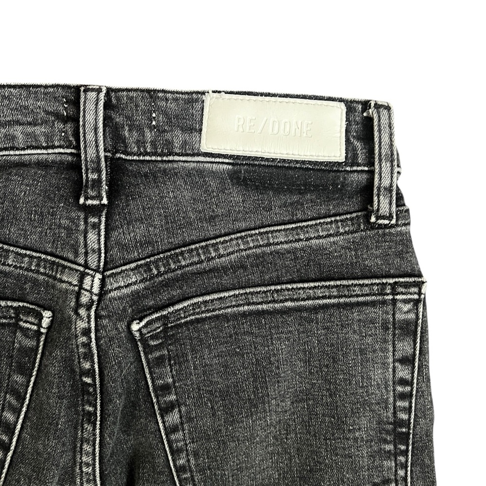 Re/Done 70’s Stovepipe High Rise Cropped Raw Hem Jean 26 - Picture 7 of 10